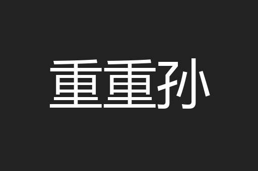 重重孙