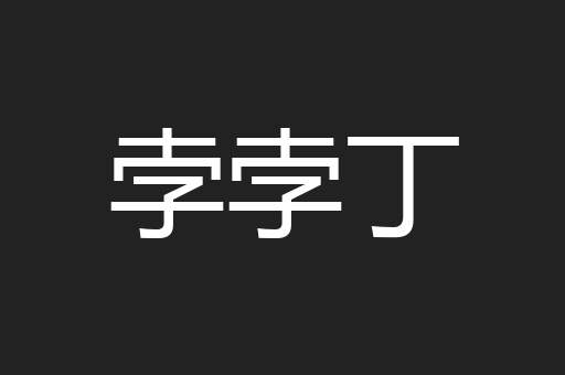 孛孛丁