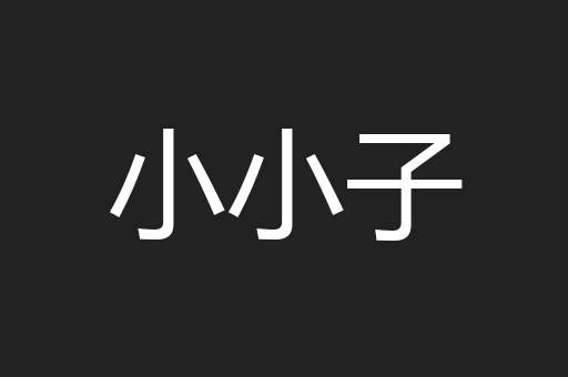 小小子