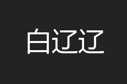 白辽辽