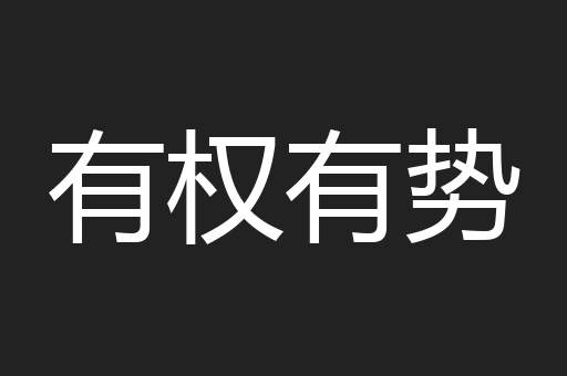 有权有势