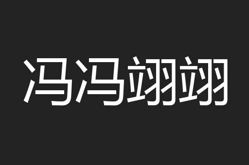 冯冯翊翊