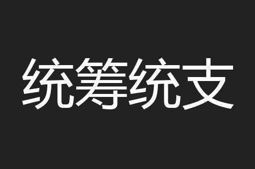 统筹统支