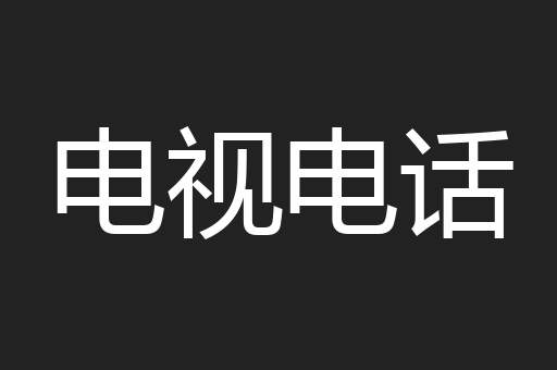 电视电话