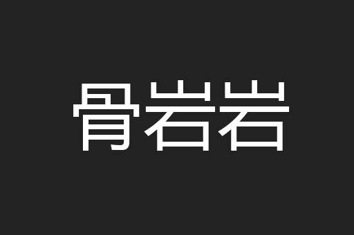 骨岩岩