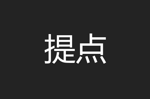 提点