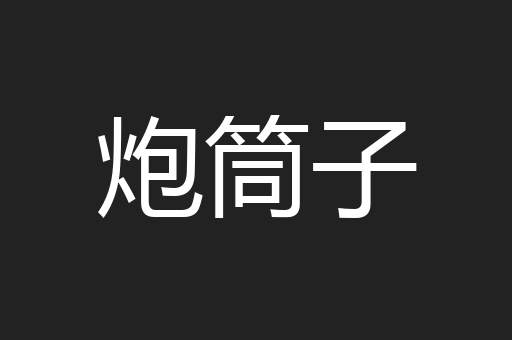 炮筒子