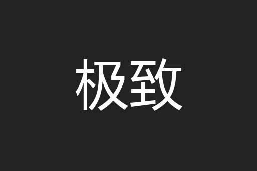 极致