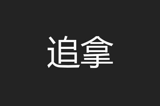 追拿