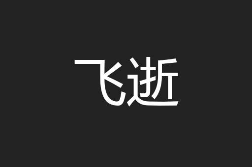 飞逝