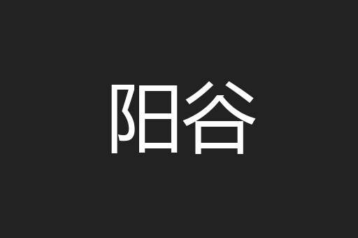 阳谷