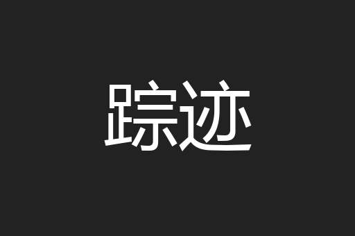 踪迹
