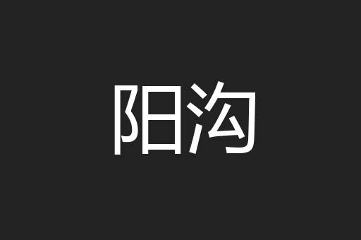 阳沟
