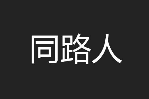 同路人
