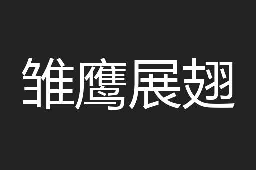 雏鹰展翅