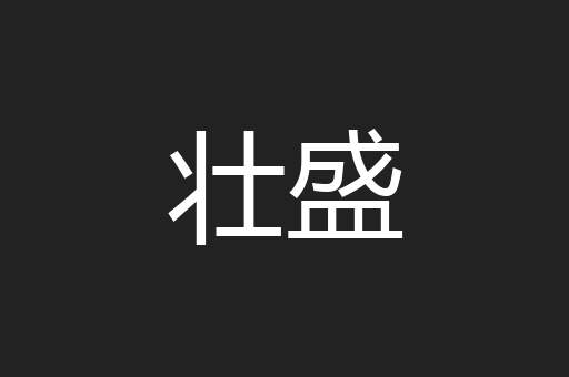 壮盛