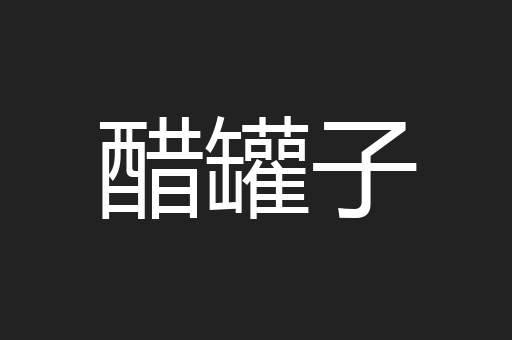 醋罐子