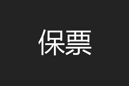 保票