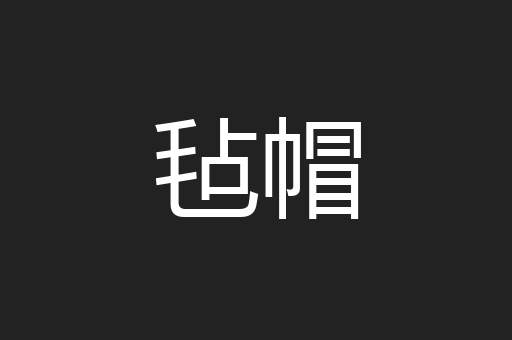 毡帽