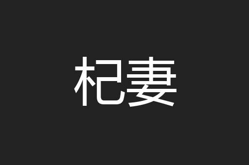 杞妻