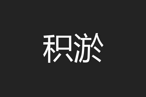 积淤