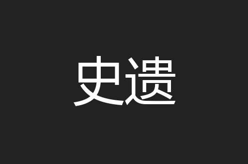 史遗