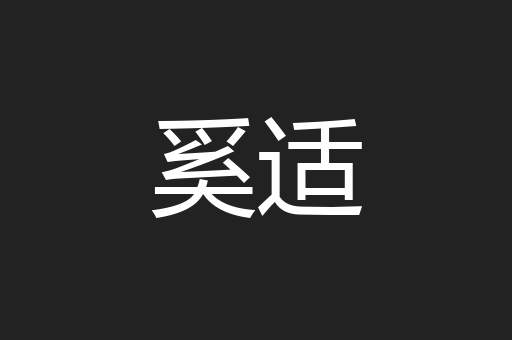奚适