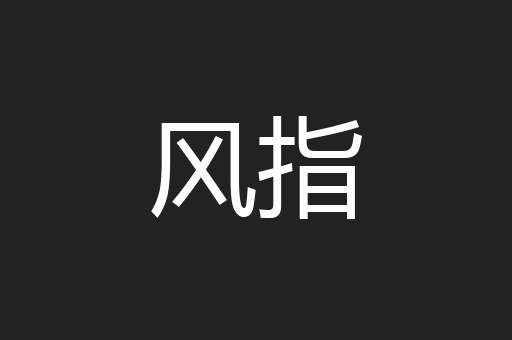 风指