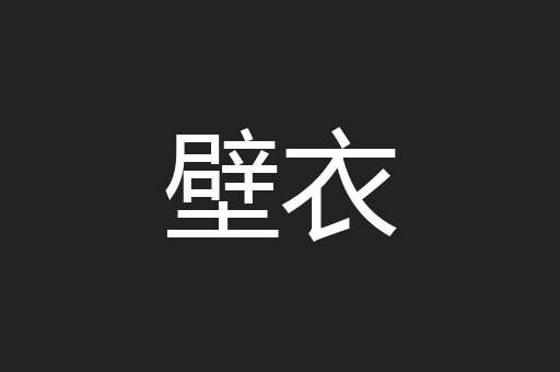 壁衣