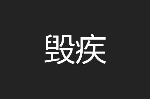 毁疾