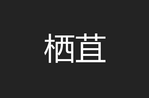 栖苴