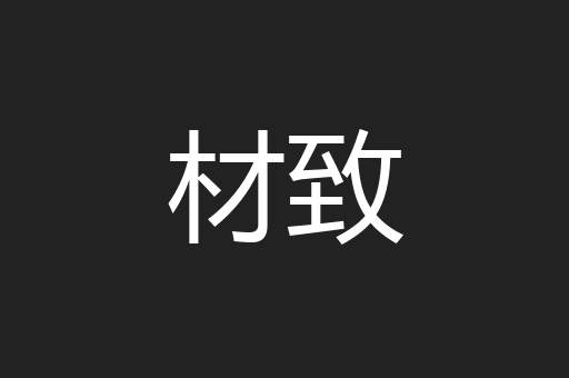 材致