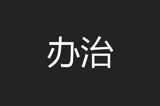 办治