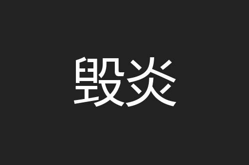 毁炎