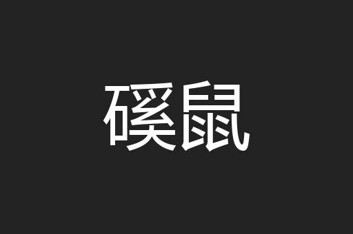 磎鼠