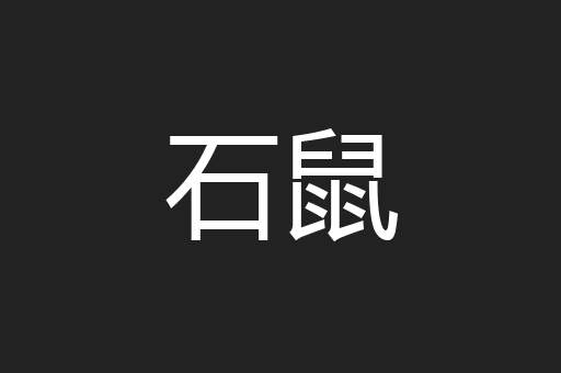 石鼠