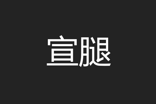 宣腿