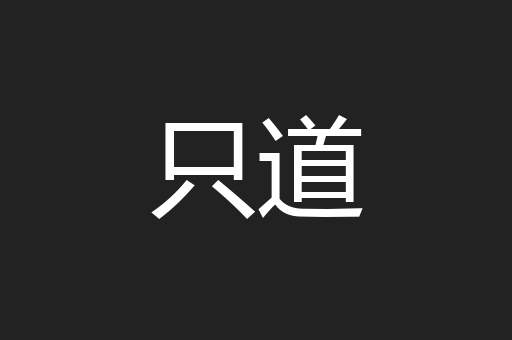 只道