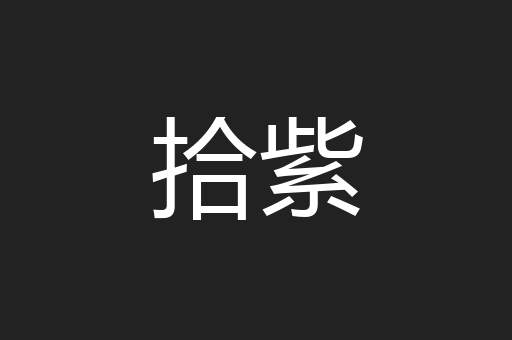 拾紫