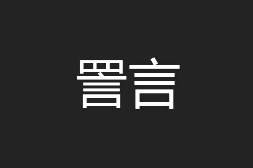 詈言