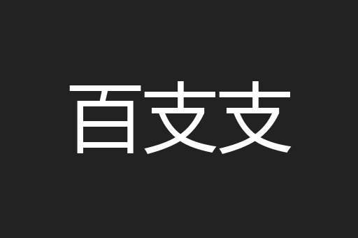 百支支