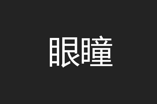 眼瞳