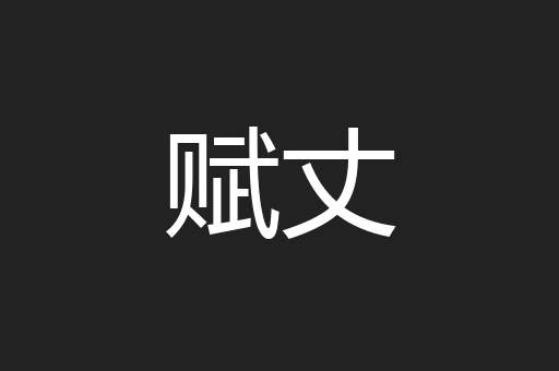 赋丈