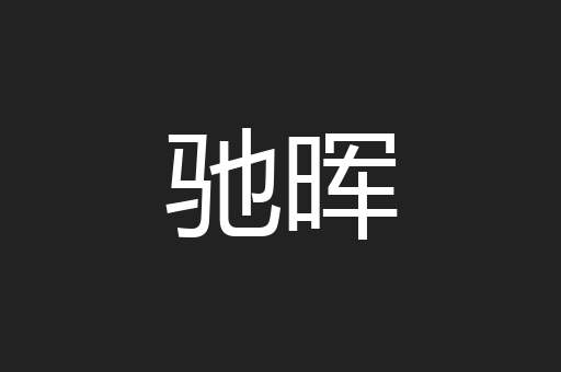 驰晖