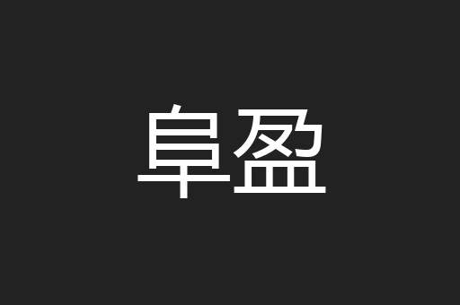 阜盈