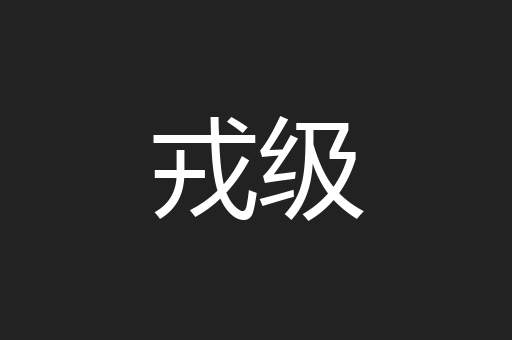 戎级