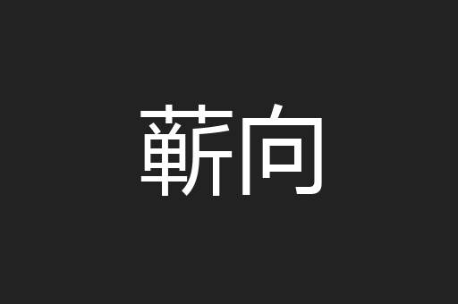 蕲向
