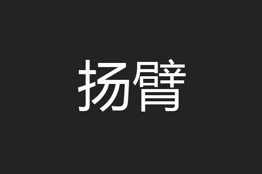 扬臂