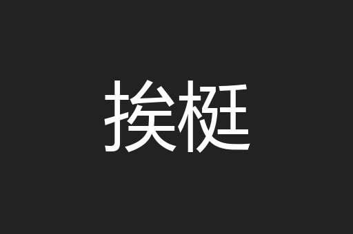 挨梃