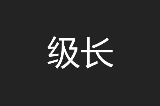 级长